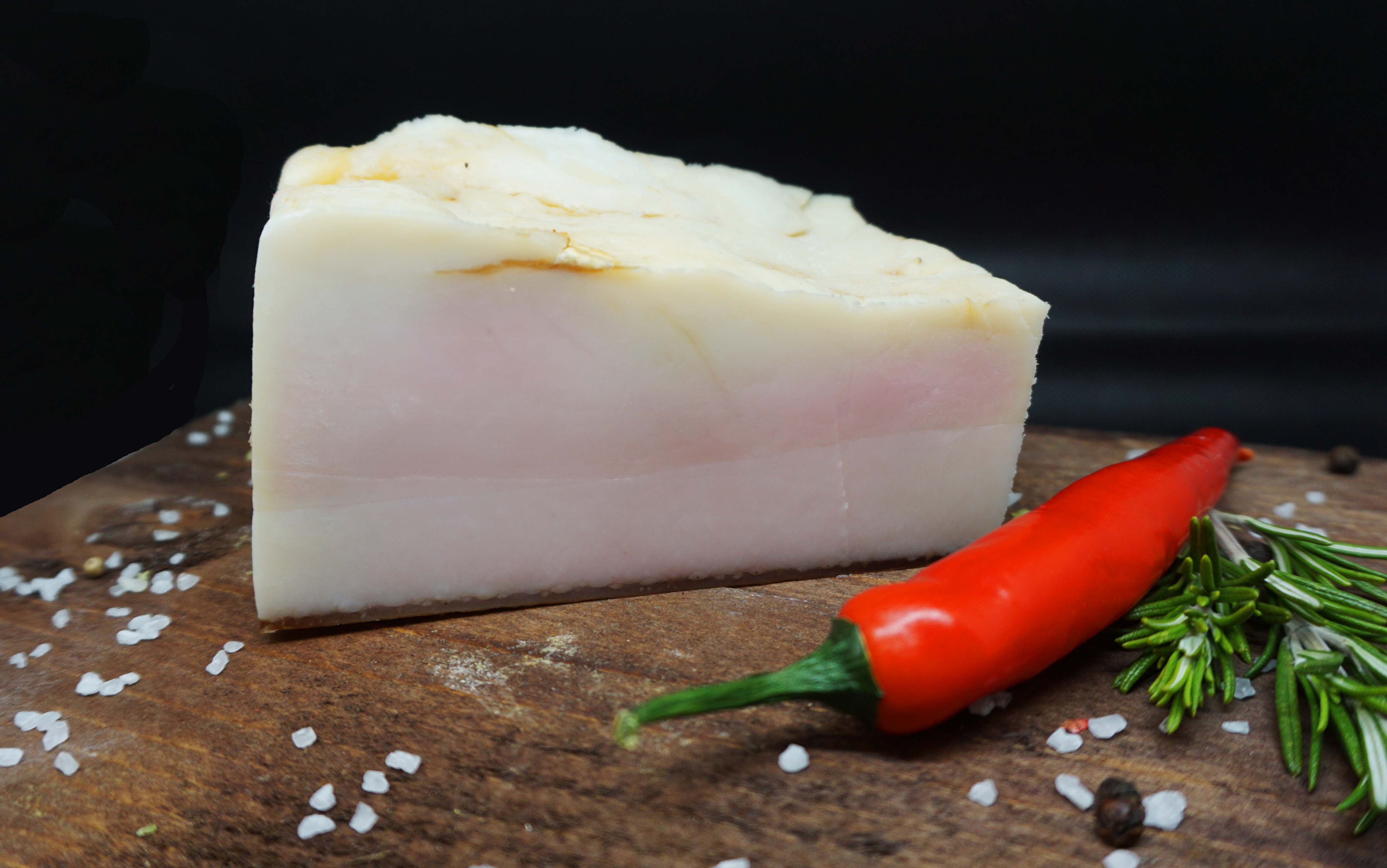 Fetter Speck am Stück 500g – Fleischerei Fachgeschäft Mecke
